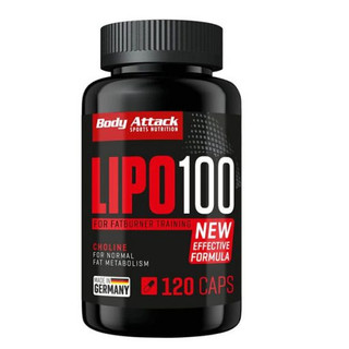 چربی سوزی لیپو 100 بادی اتک 120عددی BODY ATTACK LIPO 100