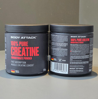 کراتین بادی اتک 300 گرمی (لاین اصلی آلمان و غیر اماراتی) BODY ATTACK 100% PURE CREATINE