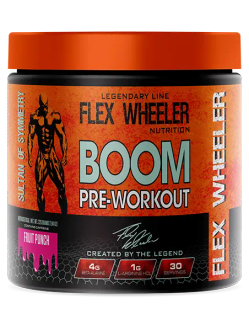 پمپ بووم فلکس ویلر – Flex Wheeler BOOM Pre Workout
