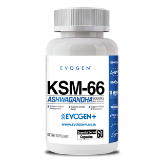 آشواگاندا KSM-66 ایوژن ۶۰۰ میلیگرم | ۶۰ کپسول