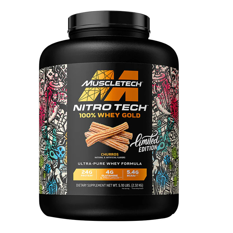 وی گلد ماسلتک نیتروتک ۲۲۷۰ گرم | Nitro-Tech 100% Whey Gold