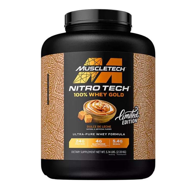 وی گلد ماسلتک نیتروتک ۲۲۷۰ گرم | Nitro-Tech 100% Whey Gold