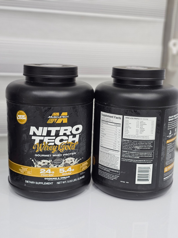 وی گلد ماسلتک نیتروتک ۲۲۷۰ گرم | Nitro-Tech 100% Whey Gold