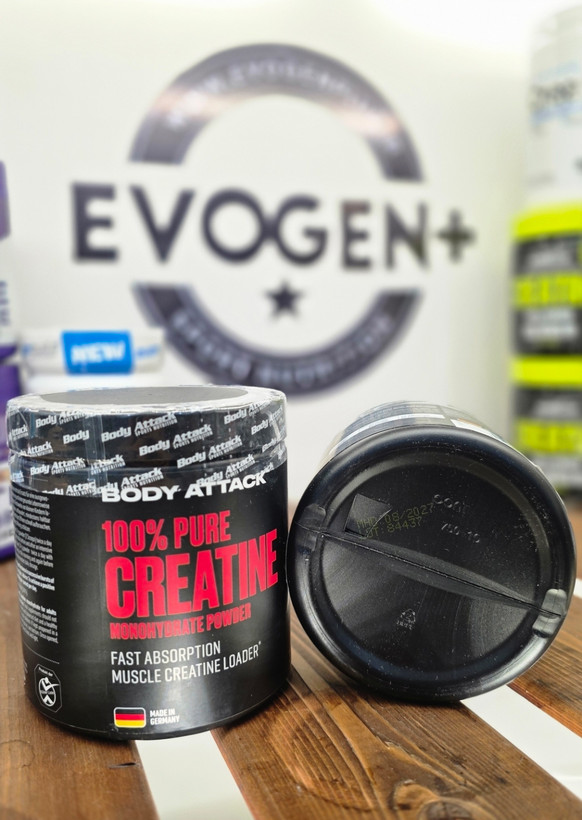 کراتین بادی اتک 300 گرمی (لاین اصلی آلمان و غیر اماراتی) BODY ATTACK 100% PURE CREATINE